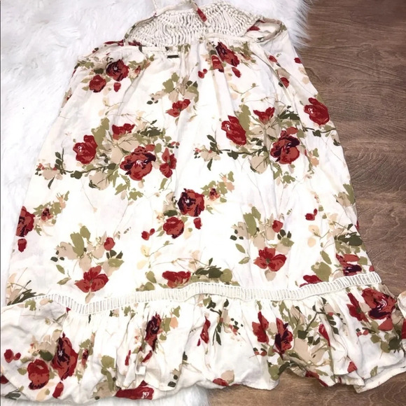 VOLCOM xsmall floral summer dress - Picture 4 of 5